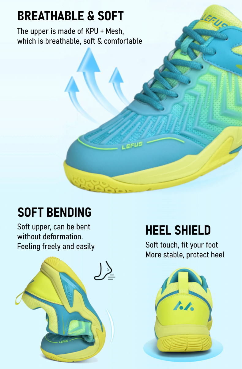 Giày thể thao Lefus L029 Cầu lông/Pickleball/Tennis Chính hãng 9 Giày thể thao Lefus L029 Cầu lông/Pickleball/Tennis Chính hãng - Hình ảnh 8