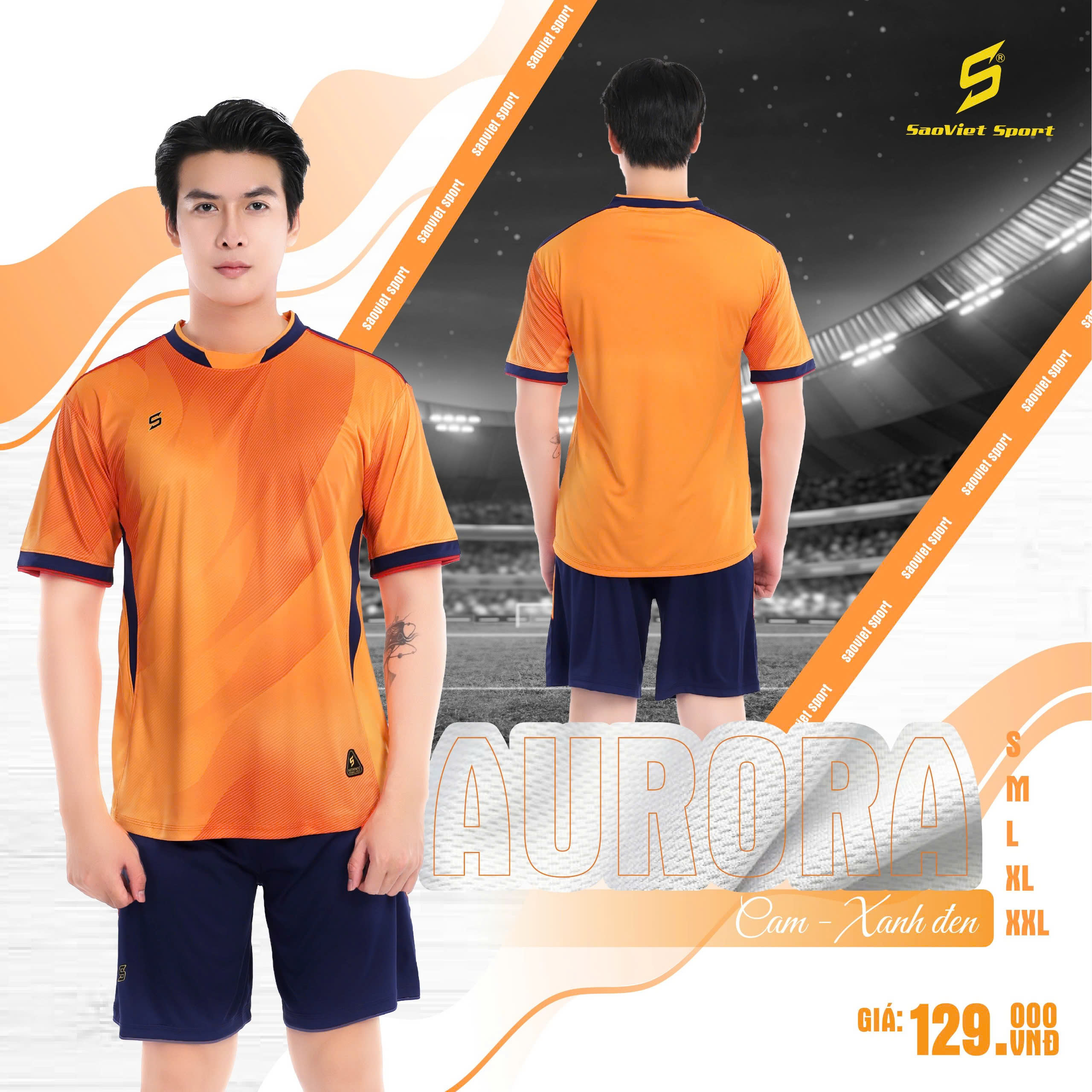 Set quần áo thể thao Sao Việt Aurora chính hãng 7 Set quần áo thể thao Sao Việt Aurora chính hãng - Hình ảnh 6
