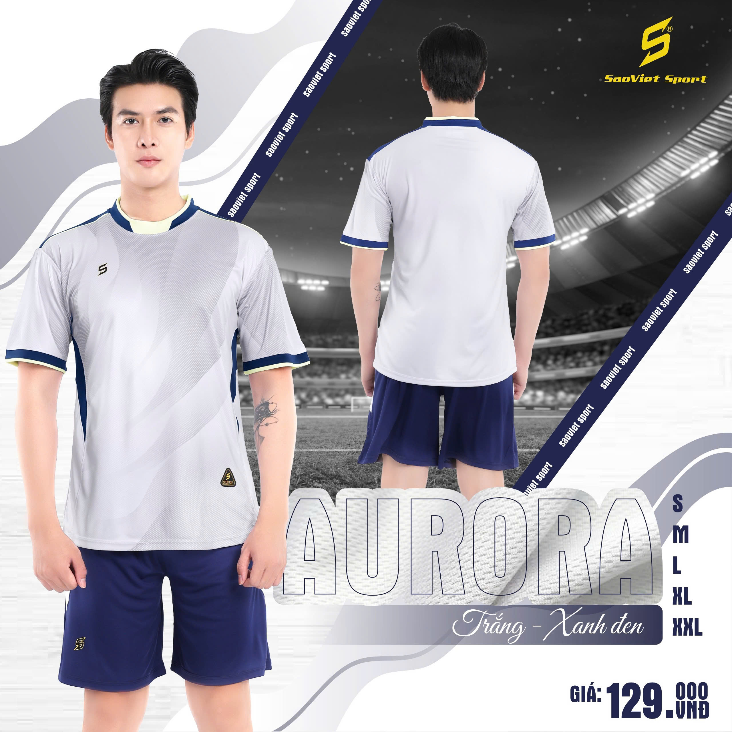 Set quần áo thể thao Sao Việt Aurora chính hãng 5 Set quần áo thể thao Sao Việt Aurora chính hãng - Hình ảnh 4